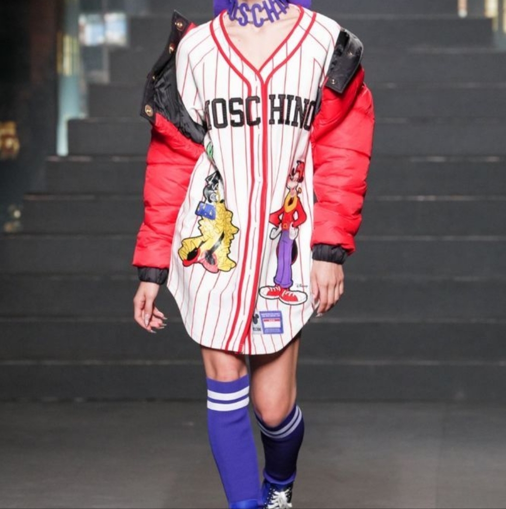HM X MOSCHINO DISNEY JERSEY DRESS